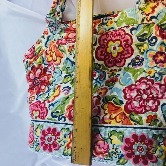 VERA BRADLEY Hobo Bucket Hand Bag Rolled Handles (HOPE GARDEN) - Picture 8 of 8